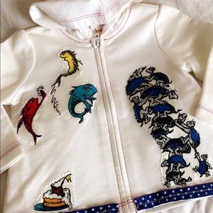 Dr. Seuss Baby Sweatshirt Hoodie Cat In The Hat